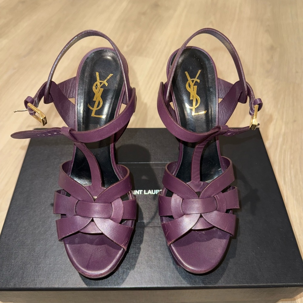 Saint Laurent Tribute Platform Sandals